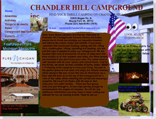 Tablet Screenshot of chandlerhillcampground.com
